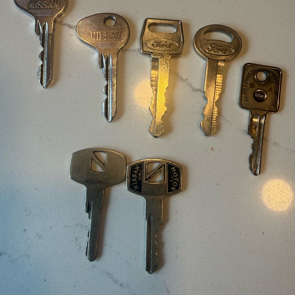 Vintage Car Keys Collection